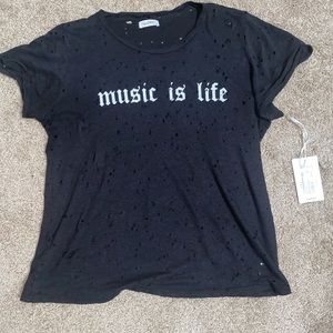 Lauren Moshi - Music is life - Top Brand New With Tags - Medium